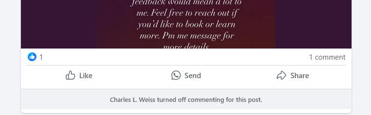 locked comments